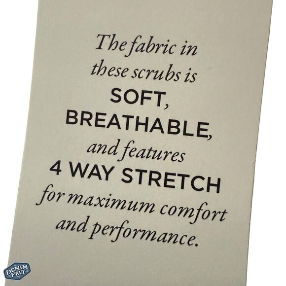 Vince Camuto Women’s V-Neck Scrub Top | Pewter/Grey | NEW/NWT!! - Picture 9 of 10